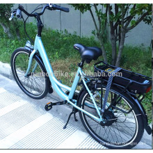 Hot sale factory price 36v  electric bike 250w e bike with Rear Carrier for adults with battery